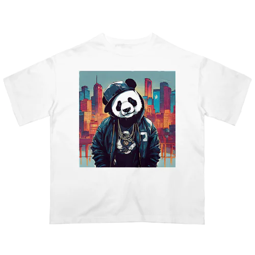 crazy_panda3 Oversized T-Shirt