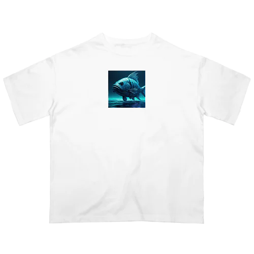 ロボット魚 Oversized T-Shirt