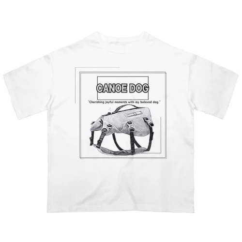 CANOE　DOG　ライフジャケット Oversized T-Shirt