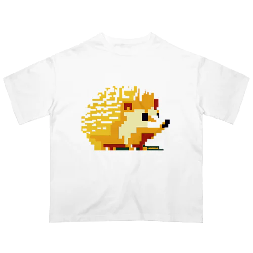 ドットハリネズミ　ともだちみつけたver オーバーサイズTシャツ