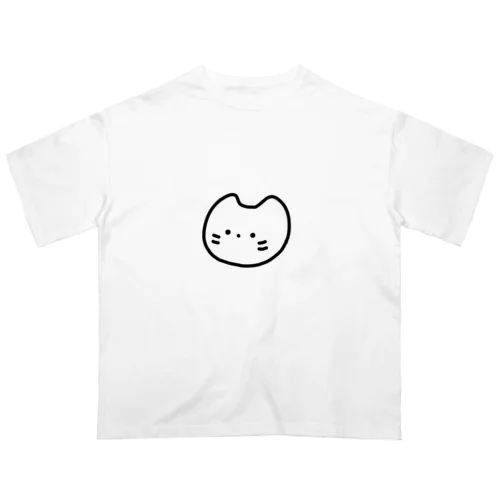 ねこたろう(シロ) オーバーサイズTシャツ