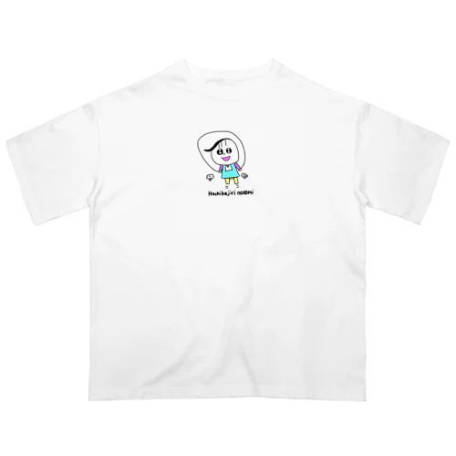 縄跳びするHachikajiri nozomiちゃん オーバーサイズTシャツ