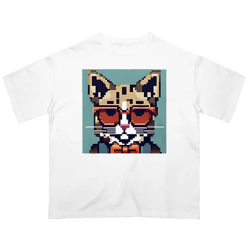 Sharp Cat オーバーサイズTシャツ