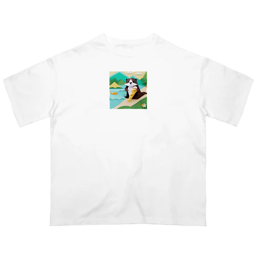 ice meets オリガミカワウソ Oversized T-Shirt