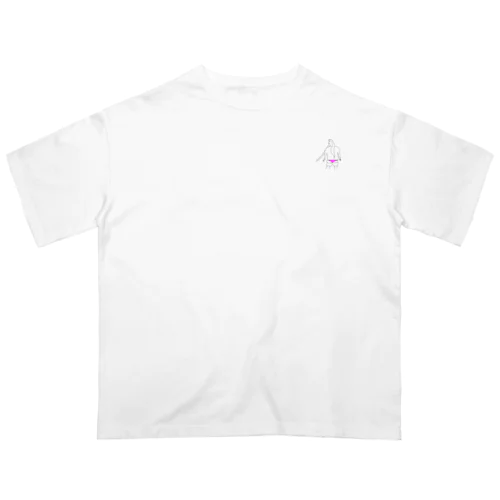 project pink オーバーサイズTシャツ