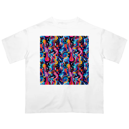 カラフルな心象風景 Oversized T-Shirt