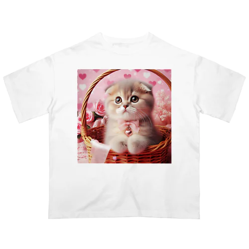 かごねこ3 オーバーサイズTシャツ