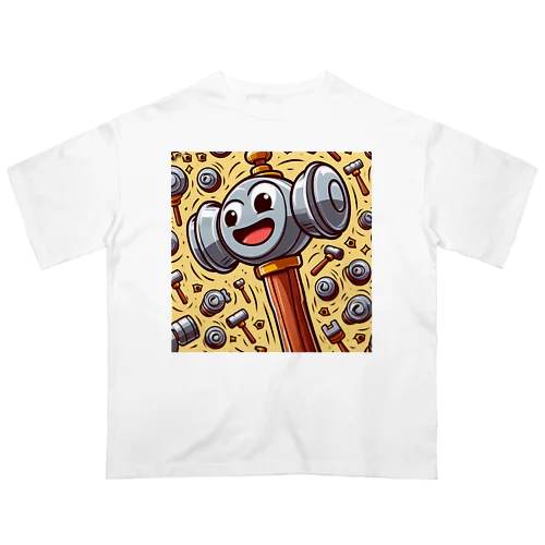 大工シリーズハンマーくん オーバーサイズTシャツ