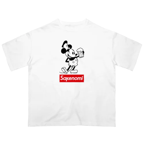 蒸気船ウィリーとsakenomi オーバーサイズTシャツ