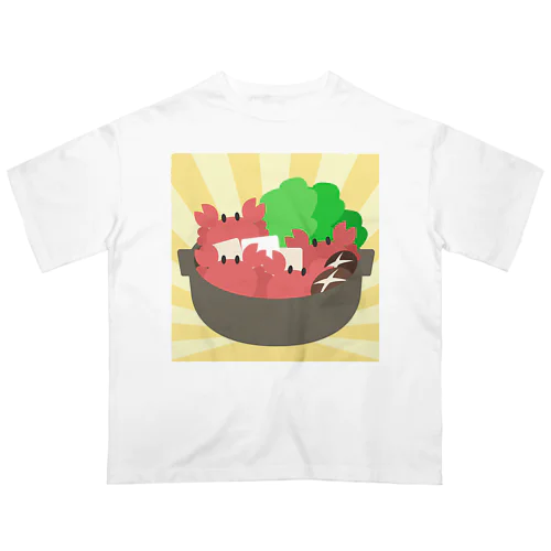 かに鍋 オーバーサイズTシャツ