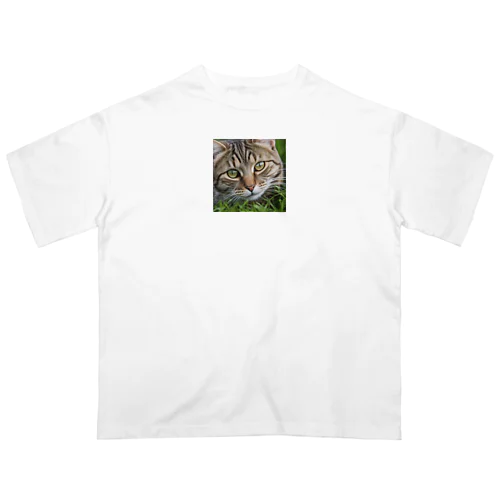 草村の猫 オーバーサイズTシャツ