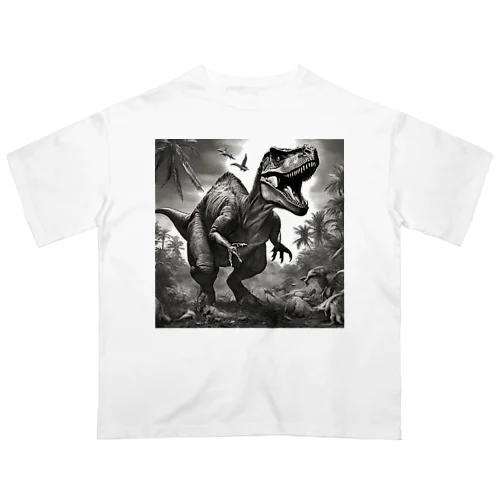 迫力の恐竜 オーバーサイズTシャツ