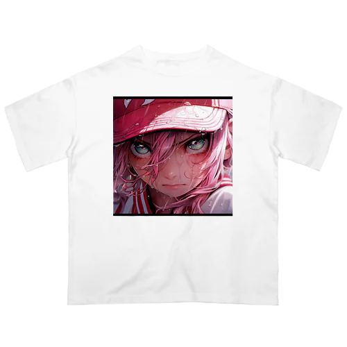 熱血少女の燃える情熱 オーバーサイズTシャツ