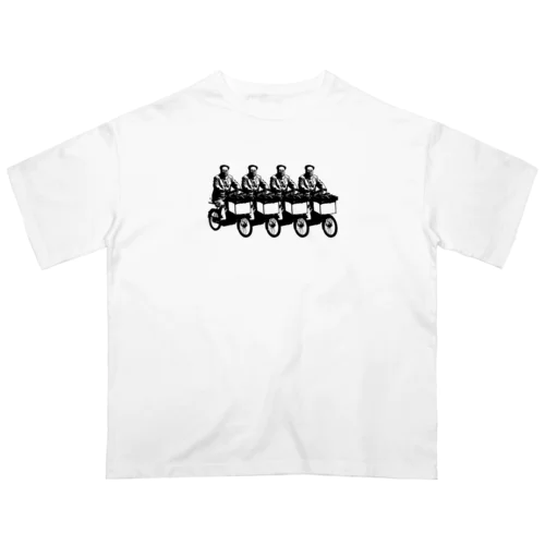 【愚連隊】交通安全おじさん  オーバーサイズTシャツ