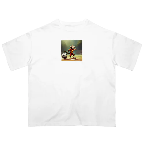 サッカー猿 オーバーサイズTシャツ