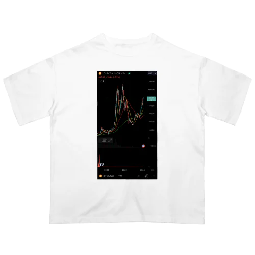 BTC/USD オーバーサイズTシャツ