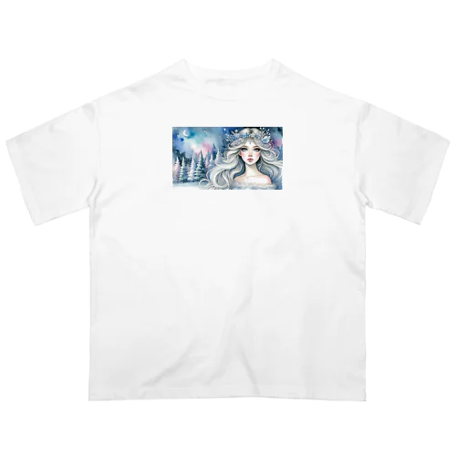 氷の精霊と夜の森の秘密 Oversized T-Shirt