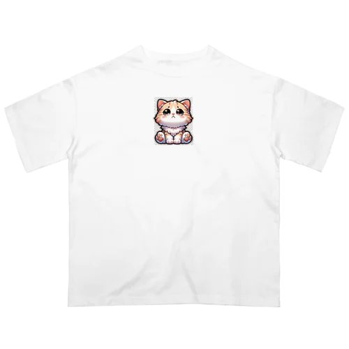 子猫イラストをご紹介 オーバーサイズTシャツ