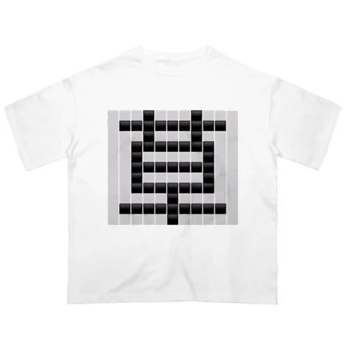 草　草生える文字 Oversized T-Shirt