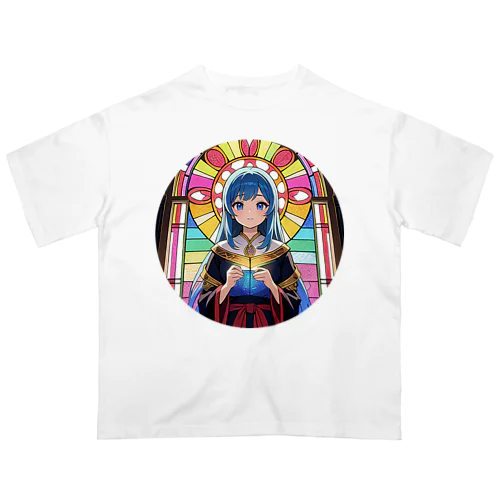 アニメ柄 オーバーサイズTシャツ