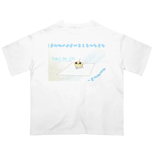 ノーマルおかめさん（電子メールの日） オーバーサイズTシャツ