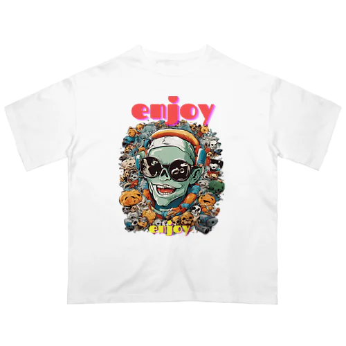 ENJOYしようゼ オーバーサイズTシャツ