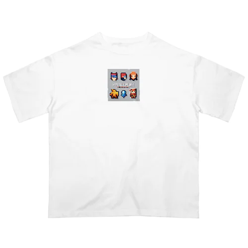 沖縄　ロゴ　FF風 Oversized T-Shirt