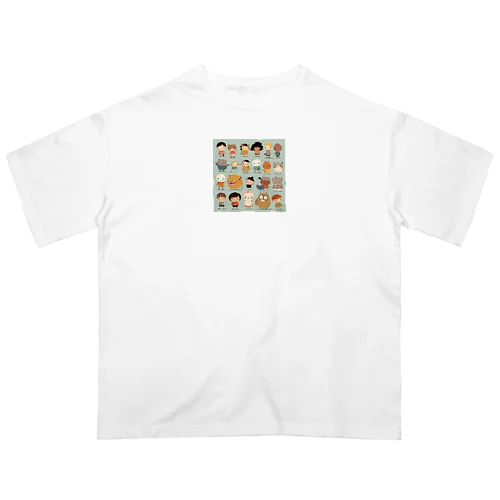 ほのぼの仲間 オーバーサイズTシャツ