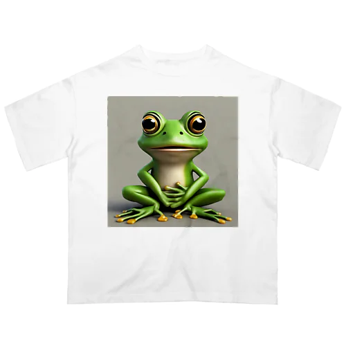 正面蛙 オーバーサイズTシャツ