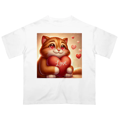 Love cat3 Oversized T-Shirt