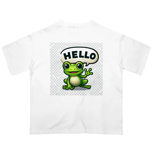 HELLOカエル オーバーサイズTシャツ