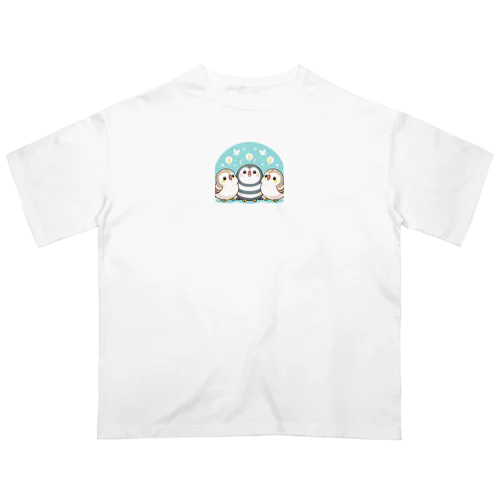 シマエナガ Oversized T-Shirt