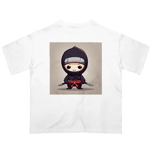 かわいい忍者のイラストグッズ Oversized T-Shirt