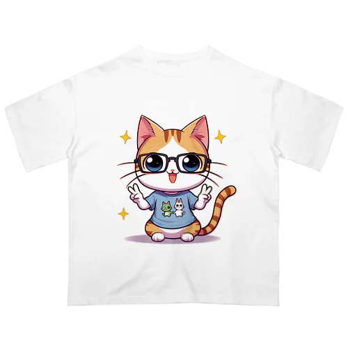 にゃんすけ！４さい オーバーサイズTシャツ