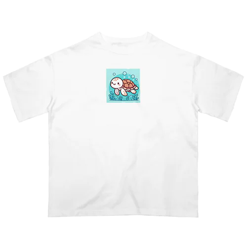 ぷかぷかカメちゃん オーバーサイズTシャツ