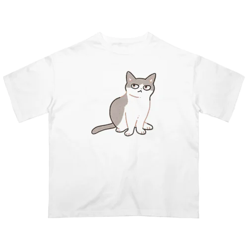 ハチワレ オーバーサイズTシャツ