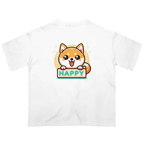 【しばっちょ】シリーズ（Happyバージョン） オーバーサイズTシャツ