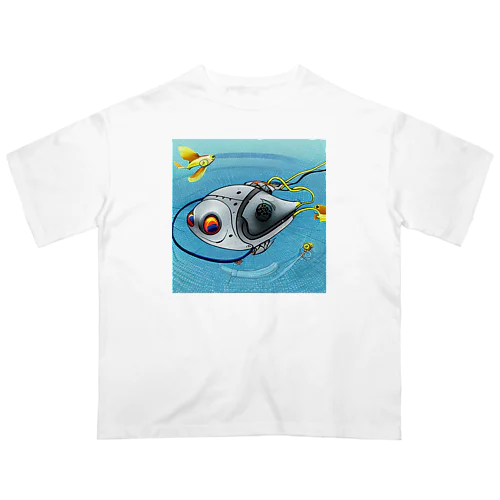 お魚ロボット Oversized T-Shirt