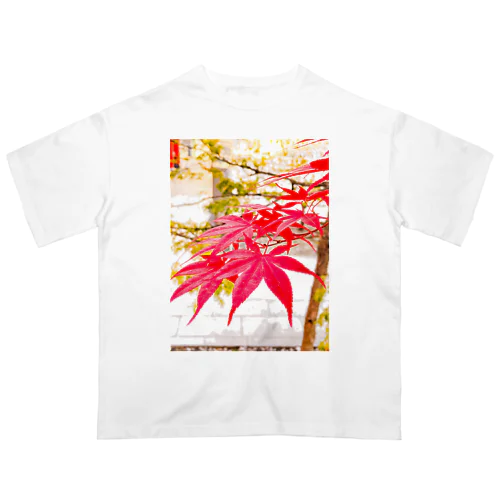 紅葉② オーバーサイズTシャツ