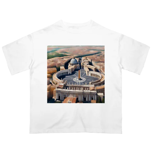 イタリアのバチカン市国 オーバーサイズTシャツ