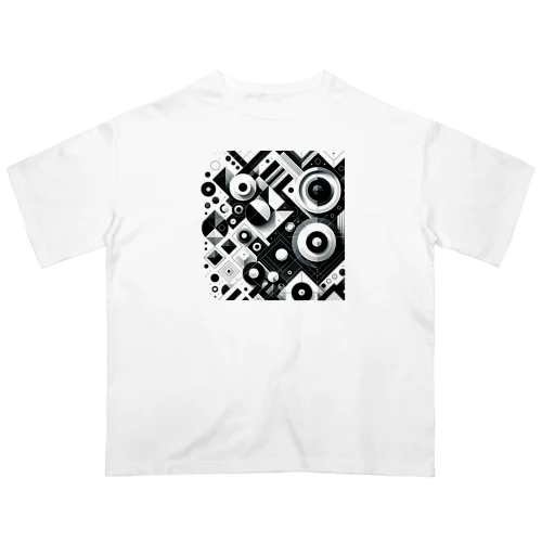 抽象的で洗練された幾何学 Oversized T-Shirt