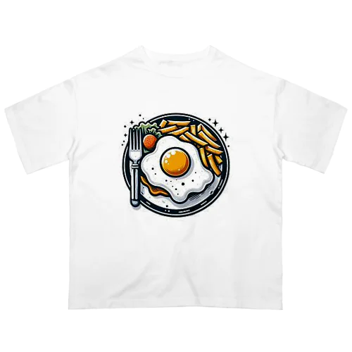 目玉焼き Oversized T-Shirt