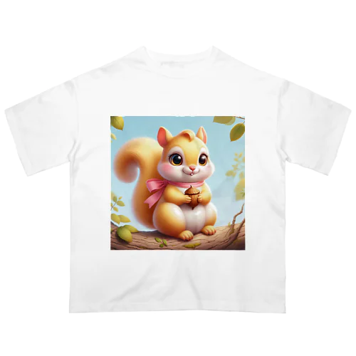 リス🐿 オーバーサイズTシャツ