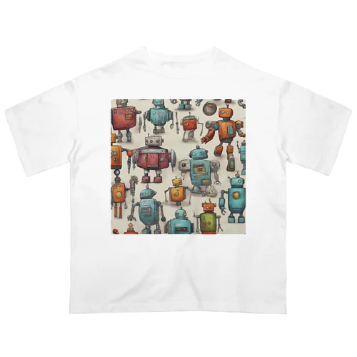 ガラクタロボット オーバーサイズTシャツ