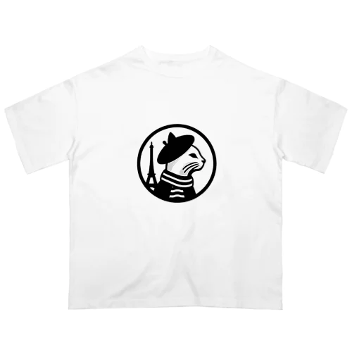 パリジャンキャット Oversized T-Shirt