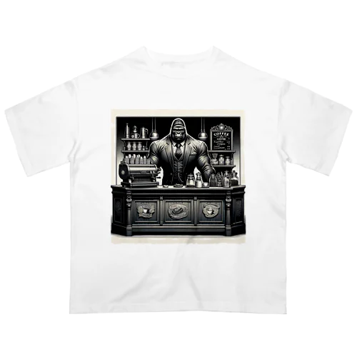 The Mighty Gorilla Coffee Shop  Oversized T-Shirt