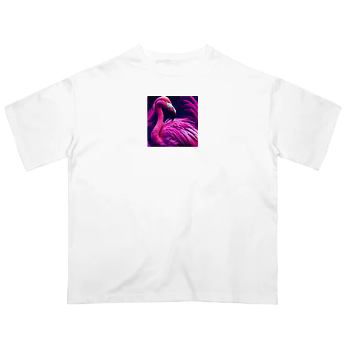フラミンゴ16 オーバーサイズTシャツ