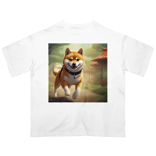 やんちゃな柴犬 Oversized T-Shirt