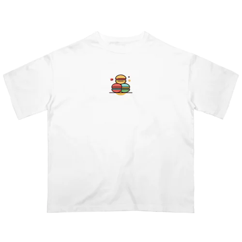 マカロン　カラフル Oversized T-Shirt