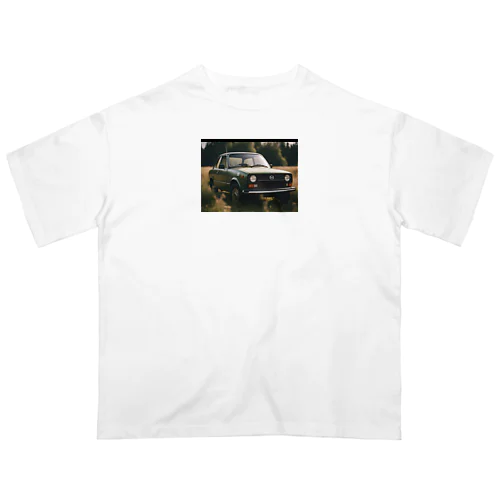 小型車 オーバーサイズTシャツ